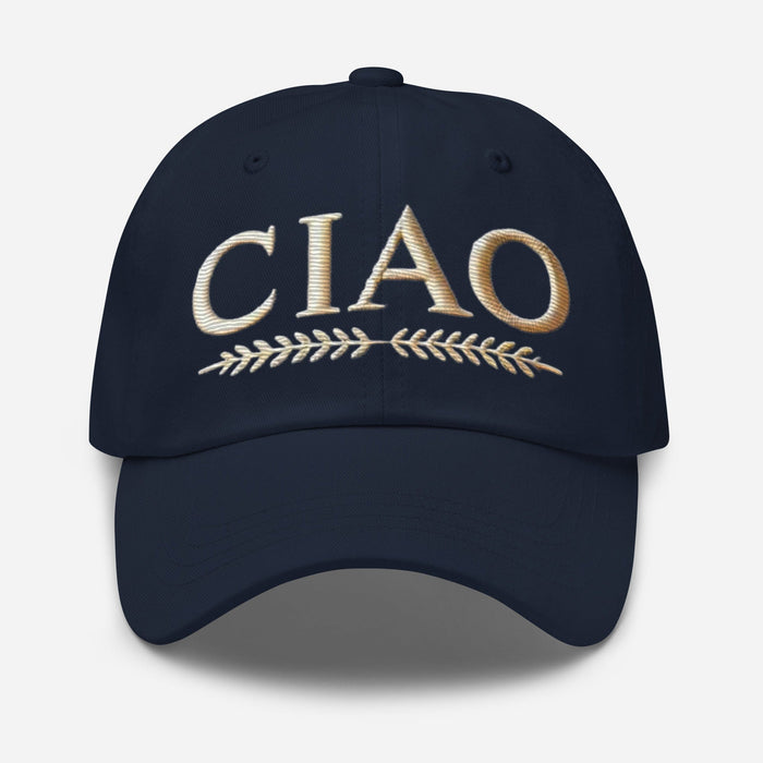 Embroidered Stylish CIAO Classic Dad Hat Womens Hat Destination Hat Travel