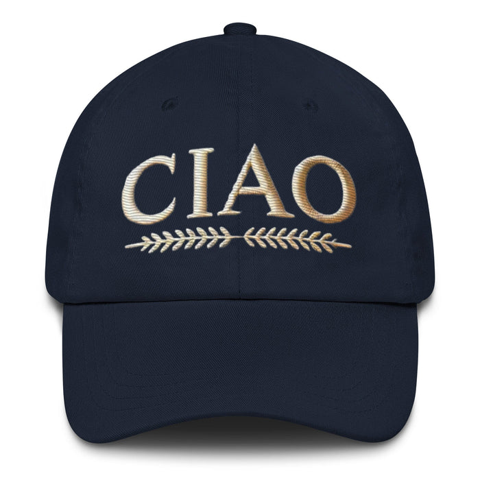 Embroidered Stylish CIAO Classic Dad Hat Womens Hat Destination Hat Travel