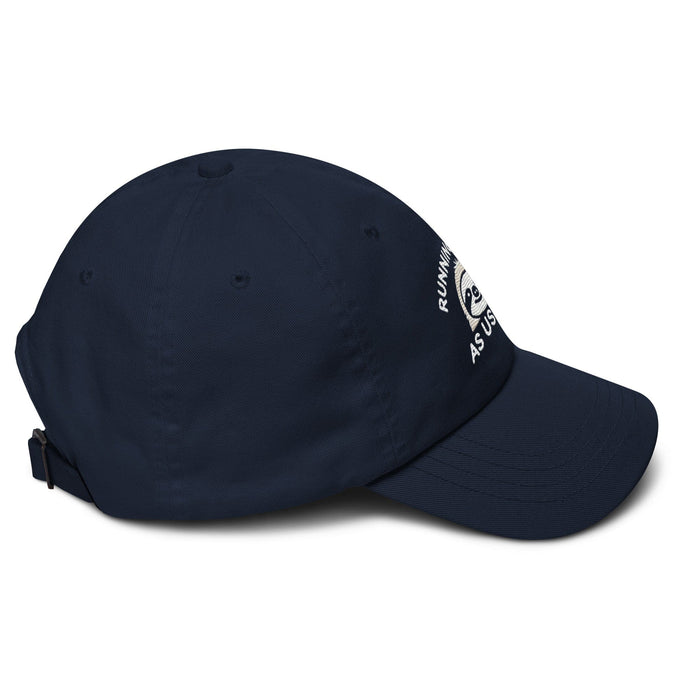 Embroidered "Sloth Running Late as Usual" Dad Hat – Low Profile, Adjustable Strap & Curved Visor