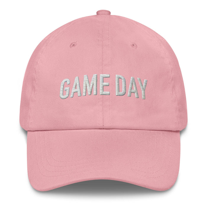 Embroidered Game Day Low-Profile Dad Hat – Adjustable Strap & Curved Visor