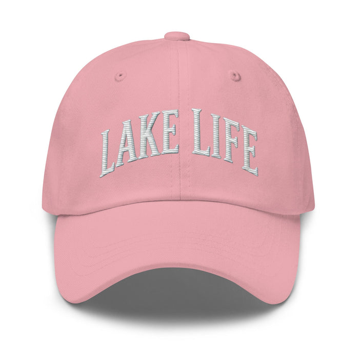 Embroidered "Lake Life" Dad Hat – Low Profile, Adjustable Strap Mens Gift Womens Gift