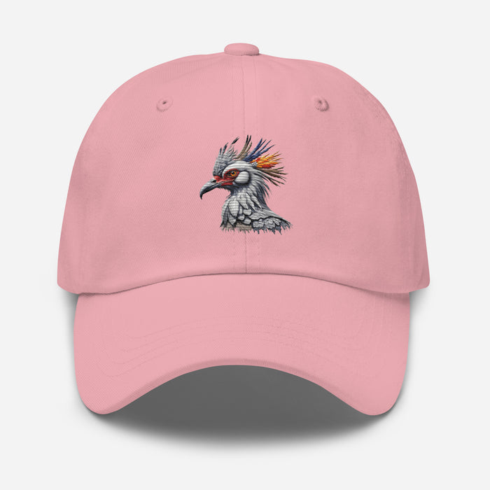 Stylish Secretary Bird Embroidered Unisex Hat- Bird lovers