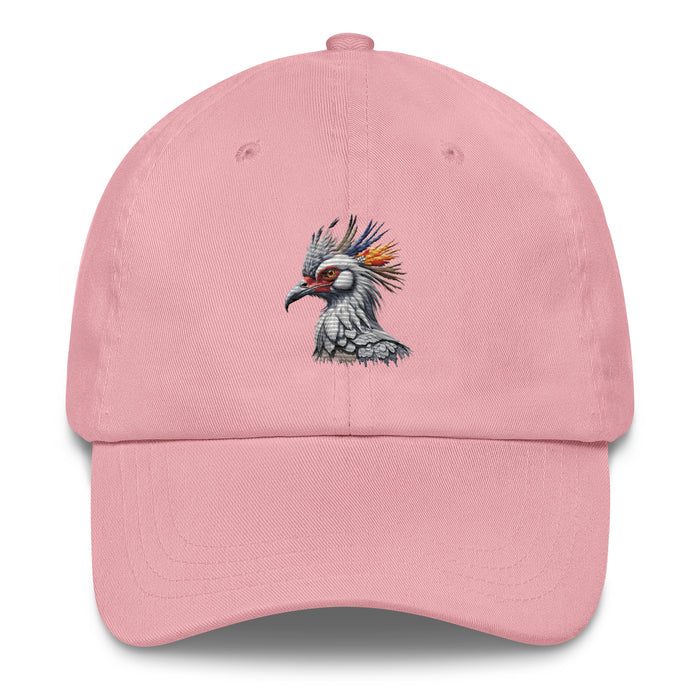 Stylish Secretary Bird Embroidered Unisex Hat- Bird lovers