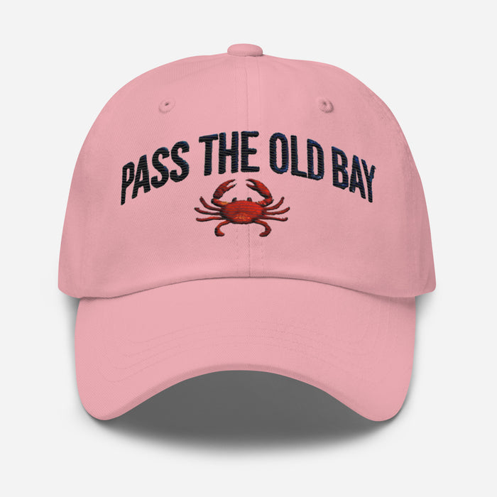 Old Bay Embroidered Dad Hat - Low Profile, Adjustable Strap, Comfortable Fit Great Gift Maryland Chesapeake Bay