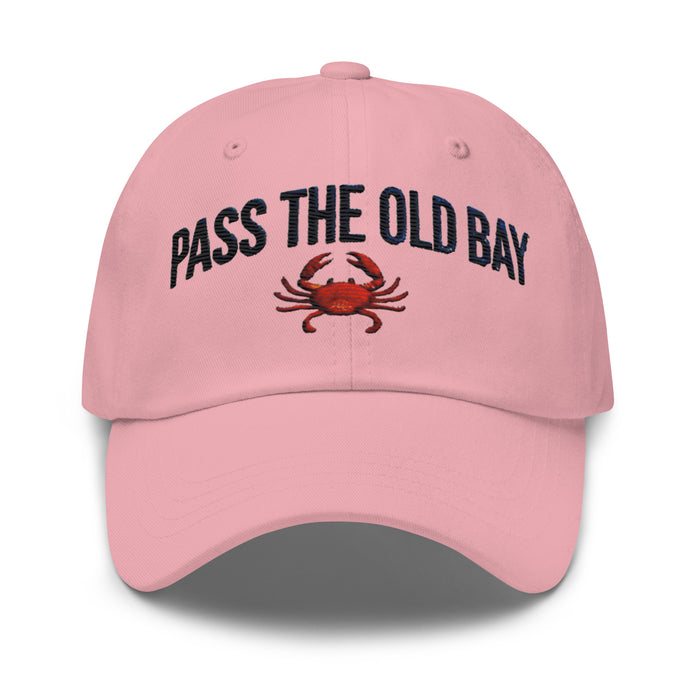 Old Bay Embroidered Dad Hat - Low Profile, Adjustable Strap, Comfortable Fit Great Gift Maryland Chesapeake Bay