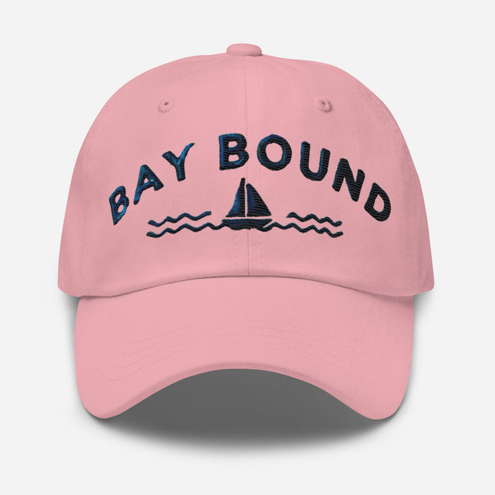 Bay Bound Embroidered Dad Hat - Low Profile, Adjustable Strap, Coastal Style Maryland Hat Chesapeake