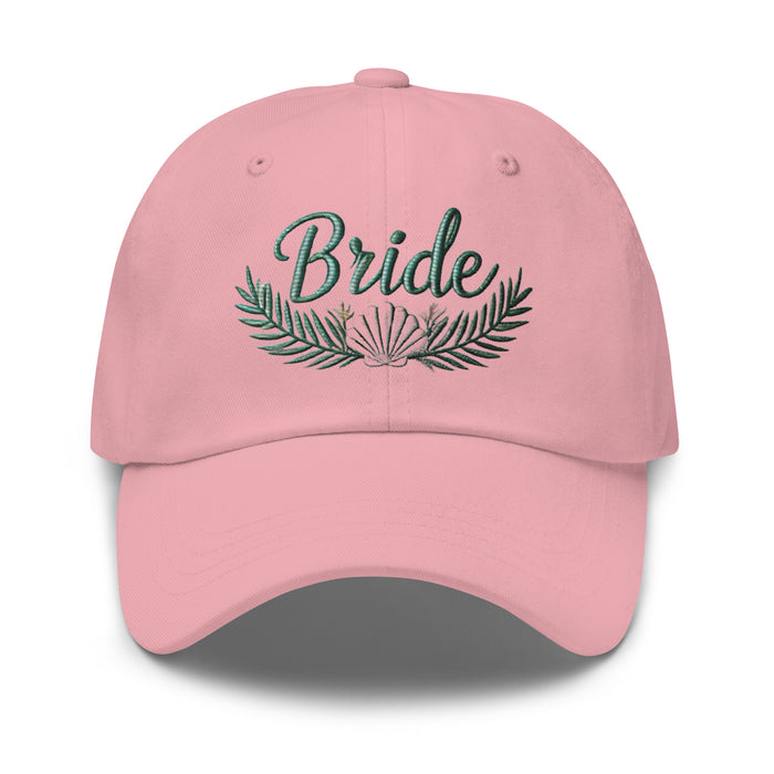 Tropical Bride Embroidered Dad Hat Great Bridal Shower Wedding Gift Bachelorette Gift