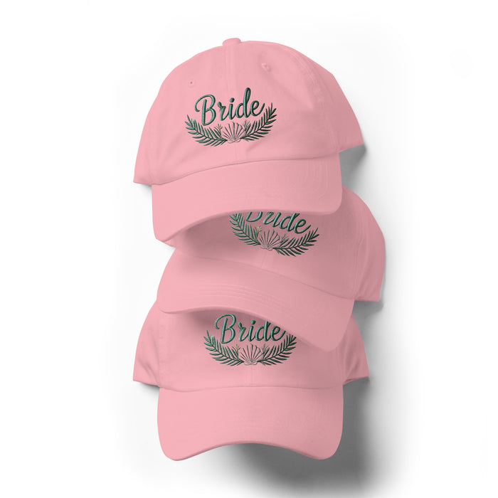 Tropical Bride Embroidered Dad Hat Great Bridal Shower Wedding Gift Bachelorette Gift