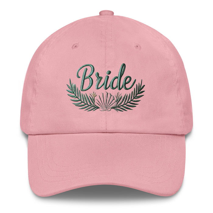 Tropical Bride Embroidered Dad Hat Great Bridal Shower Wedding Gift Bachelorette Gift