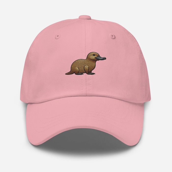 Embroidered Playful Platypus Dad Hat Unique Style Accessory WIldlife Camping Hiking Great Outdoors Great Gift