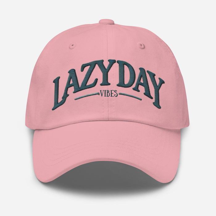 Lazy Day Vibes Embroidered Dad Hat Laid Back Casual Hat Great Gift Idea Homebody Hat