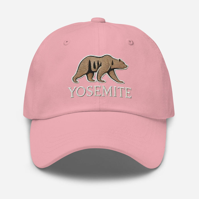 Embroidered Yosemite Wildlife Bear Dad Hat Adventure-Ready Style Nature Camping Hiking Great Gift Idea