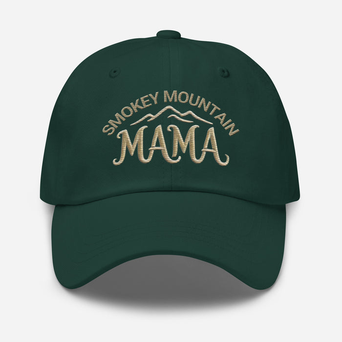 Smokey Mountain Mama Embroidered Dad Hat - Trendy Outdoors Inspired Style