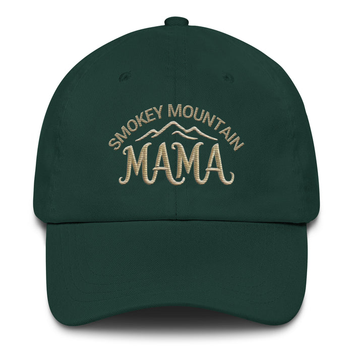 Smokey Mountain Mama Embroidered Dad Hat - Trendy Outdoors Inspired Style