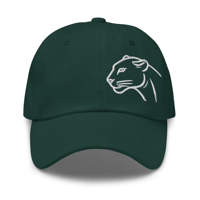 Embroidered Panther Dad Hat, Low Profile Adjustable Cotton Cap Baseball Cap Wildlife Hat Great Gift Idea