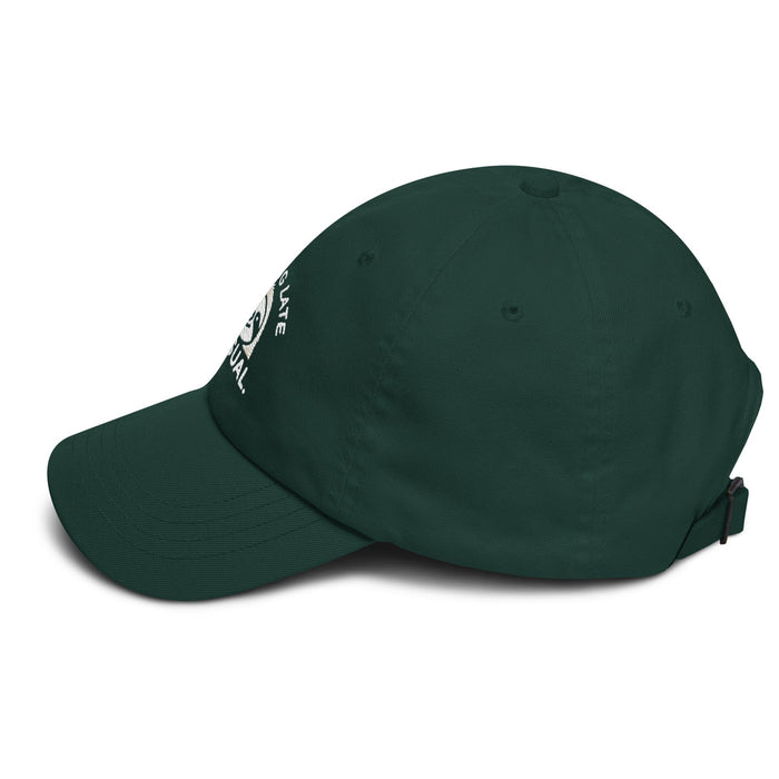 Embroidered "Sloth Running Late as Usual" Dad Hat – Low Profile, Adjustable Strap & Curved Visor