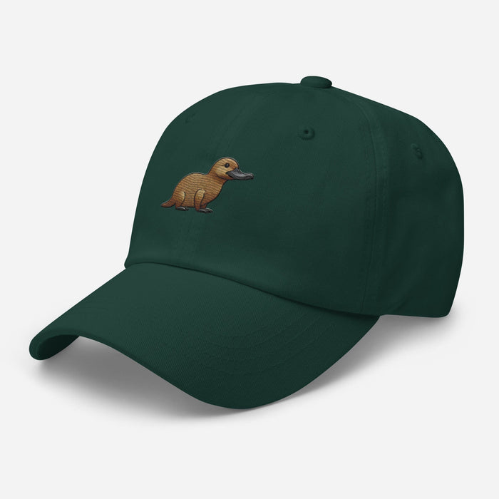 Embroidered Playful Platypus Dad Hat Unique Style Accessory WIldlife Camping Hiking Great Outdoors Great Gift