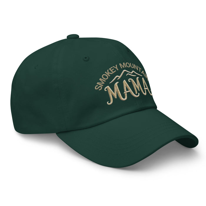 Smokey Mountain Mama Embroidered Dad Hat - Trendy Outdoors Inspired Style