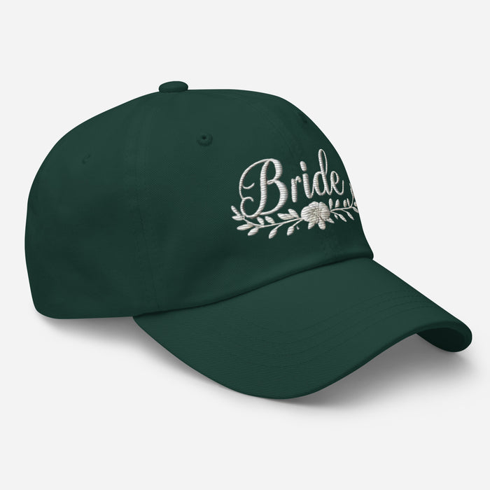 Trendy Bride Dad Hat: Chic Adjustable Low-Profile Design for Every Brides Special Occasion Bridal Gift