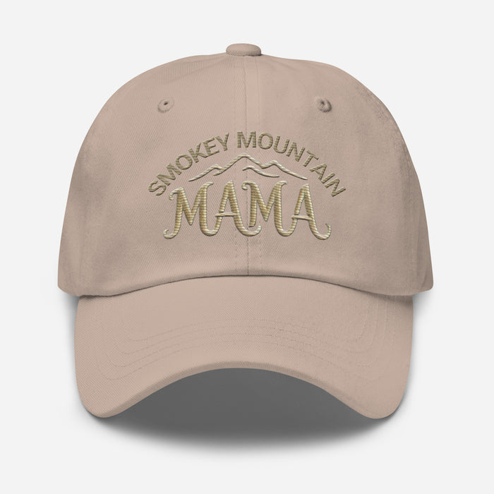 Smokey Mountain Mama Embroidered Dad Hat - Trendy Outdoors Inspired Style