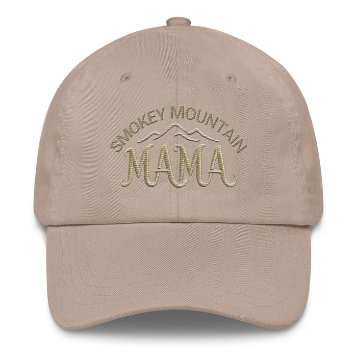 Smokey Mountain Mama Embroidered Dad Hat - Trendy Outdoors Inspired Style