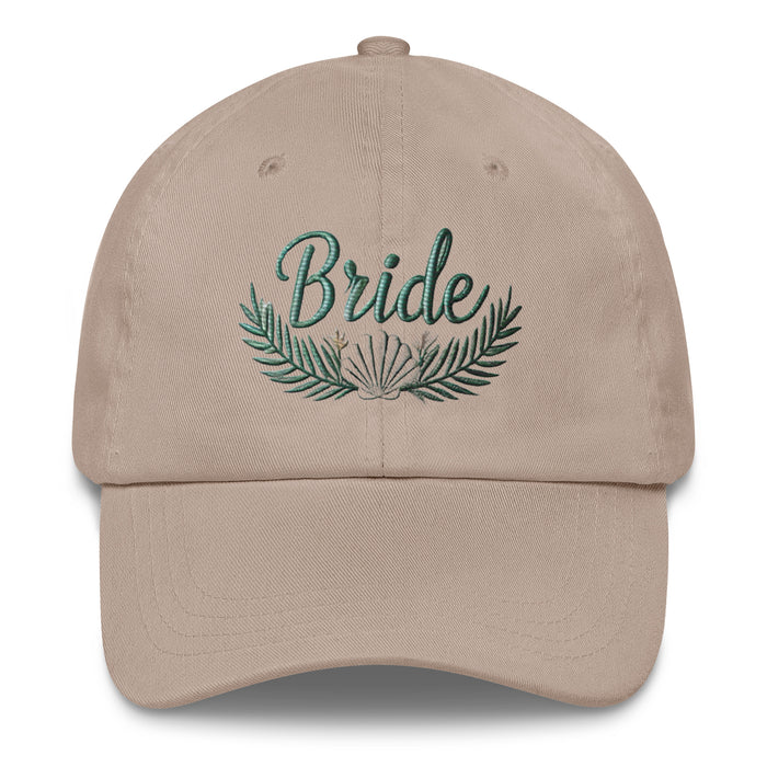 Tropical Bride Embroidered Dad Hat Great Bridal Shower Wedding Gift Bachelorette Gift