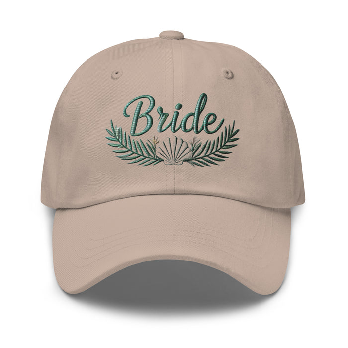 Tropical Bride Embroidered Dad Hat Great Bridal Shower Wedding Gift Bachelorette Gift