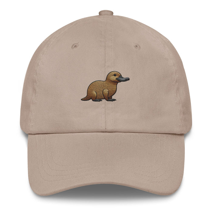 Embroidered Playful Platypus Dad Hat Unique Style Accessory WIldlife Camping Hiking Great Outdoors Great Gift