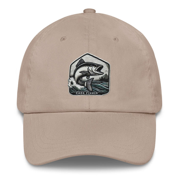 Embroidered Gone Fishin' Dad Hat: Essential Casual Wear for the Avid Angler Fishing Gift Fisherman Hat Great Gift Idea