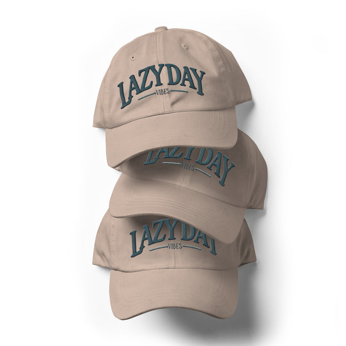 Lazy Day Vibes Embroidered Dad Hat Laid Back Casual Hat Great Gift Idea Homebody Hat