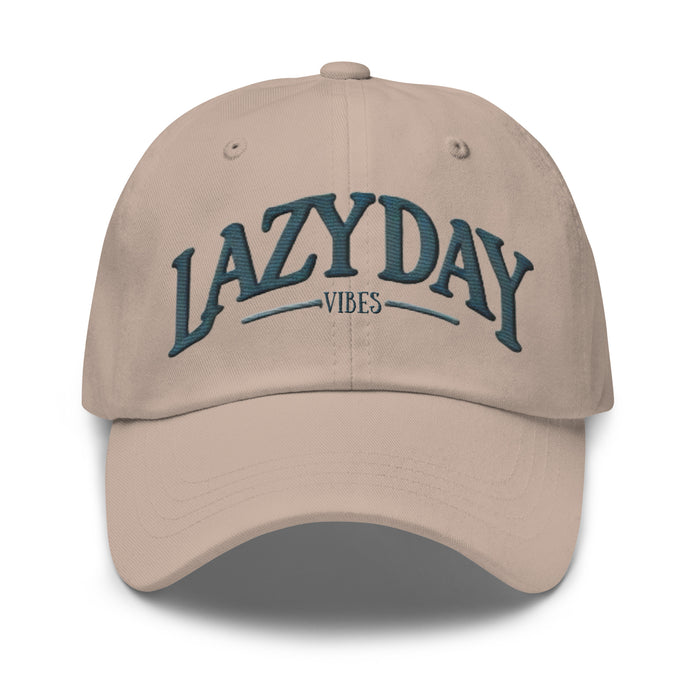 Lazy Day Vibes Embroidered Dad Hat Laid Back Casual Hat Great Gift Idea Homebody Hat