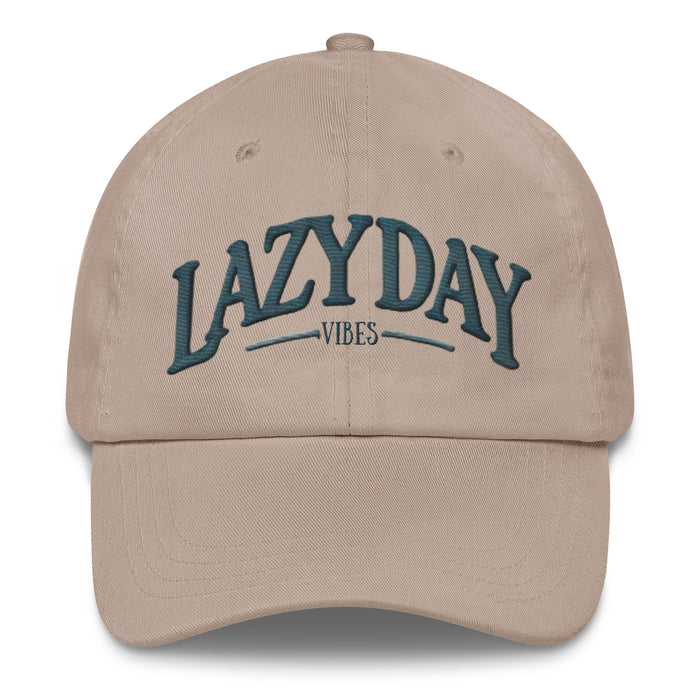 Lazy Day Vibes Embroidered Dad Hat Laid Back Casual Hat Great Gift Idea Homebody Hat