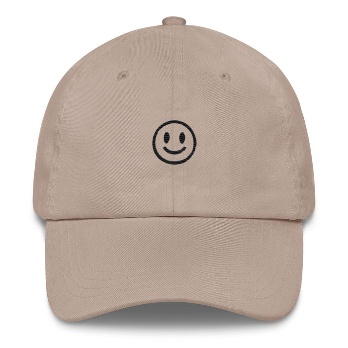 Embroidered Smiley Face Dad Hat – Fun and Stylish for Everyone!