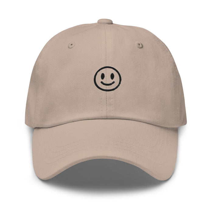 Embroidered Smiley Face Dad Hat – Fun and Stylish for Everyone!