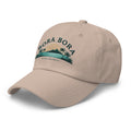 Embroidered Bora Bora French Polynesia Dad Hat – Stylish and Adjustable Vacation Destination Hat Stone Tan 