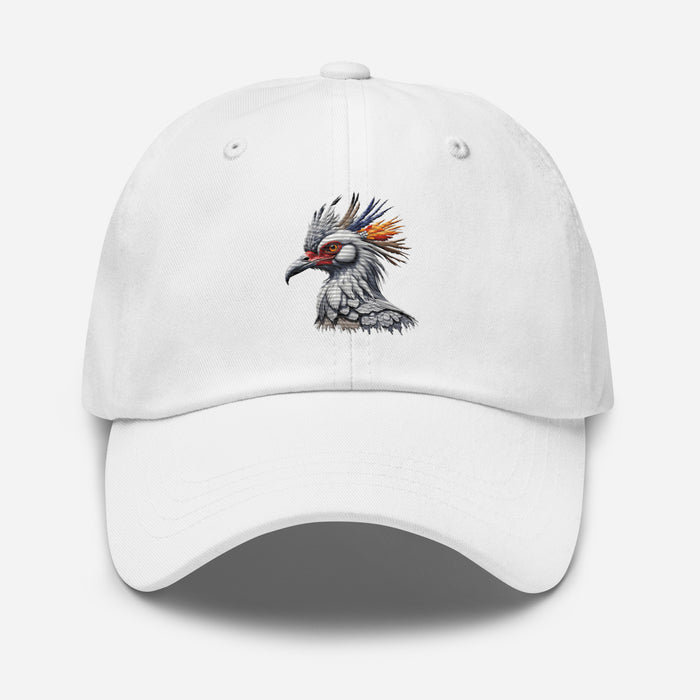 Stylish Secretary Bird Embroidered Unisex Hat- Bird lovers