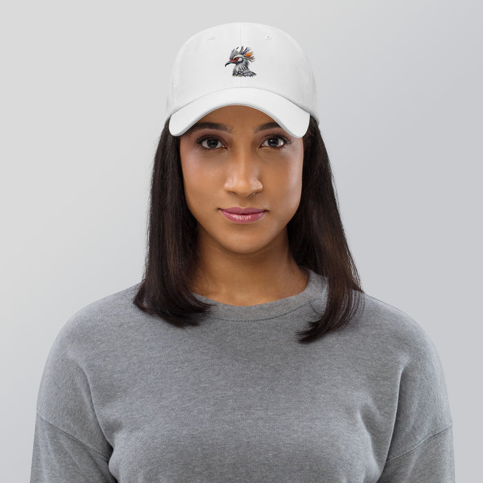 Stylish Secretary Bird Embroidered Unisex Hat- Bird lovers