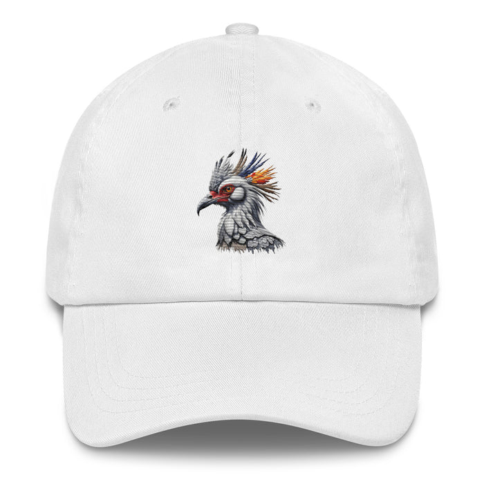 Stylish Secretary Bird Embroidered Unisex Hat- Bird lovers