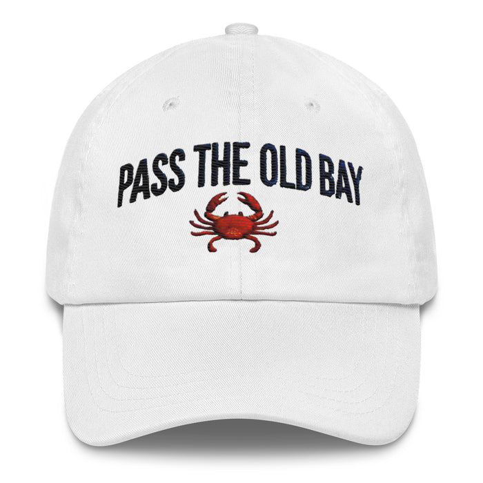 Old Bay Embroidered Dad Hat - Low Profile, Adjustable Strap, Comfortable Fit Great Gift Maryland Chesapeake Bay