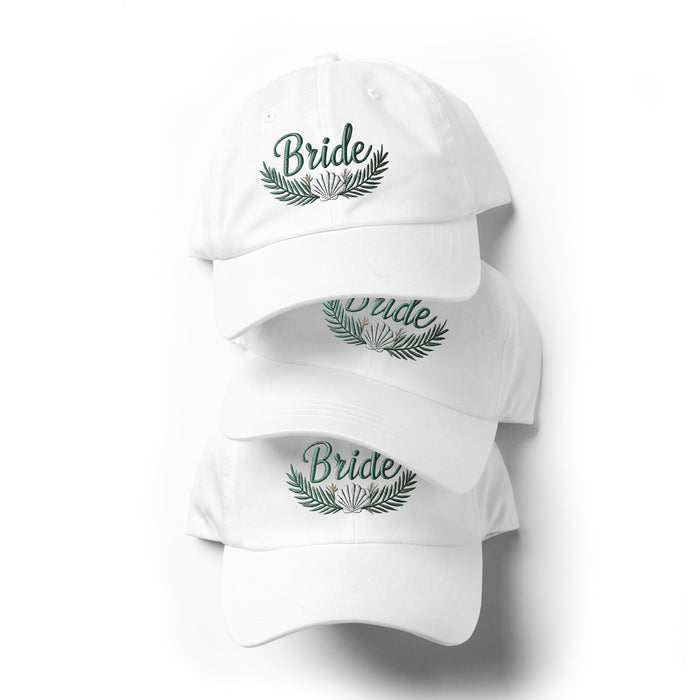 Tropical Bride Embroidered Dad Hat Great Bridal Shower Wedding Gift Bachelorette Gift