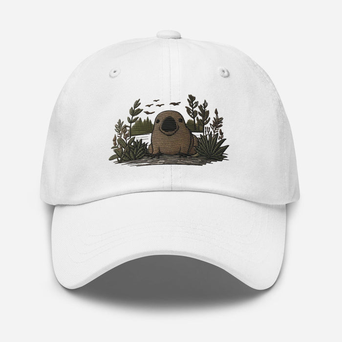 Embroidered Playful Australian Platypus Unique Style Accessory Great Gift Idea Outdoor Adventure Dad hat