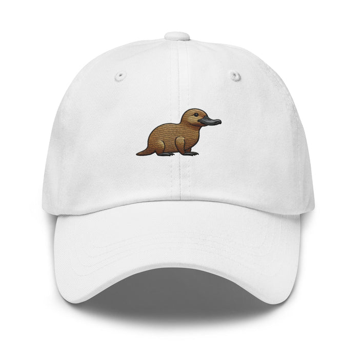 Embroidered Playful Platypus Dad Hat Unique Style Accessory WIldlife Camping Hiking Great Outdoors Great Gift