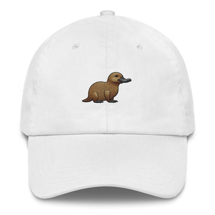 Embroidered Playful Platypus Dad Hat Unique Style Accessory WIldlife Camping Hiking Great Outdoors Great Gift