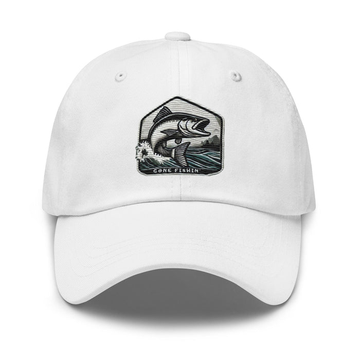 Embroidered Gone Fishin' Dad Hat: Essential Casual Wear for the Avid Angler Fishing Gift Fisherman Hat Great Gift Idea