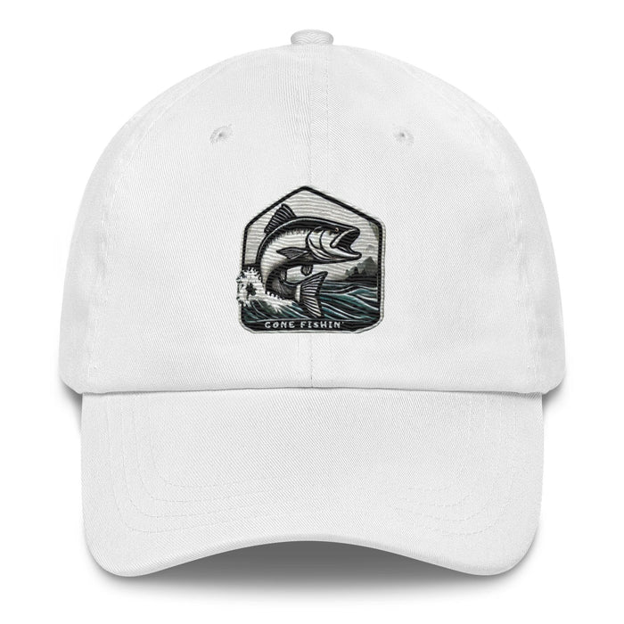 Embroidered Gone Fishin' Dad Hat: Essential Casual Wear for the Avid Angler Fishing Gift Fisherman Hat Great Gift Idea