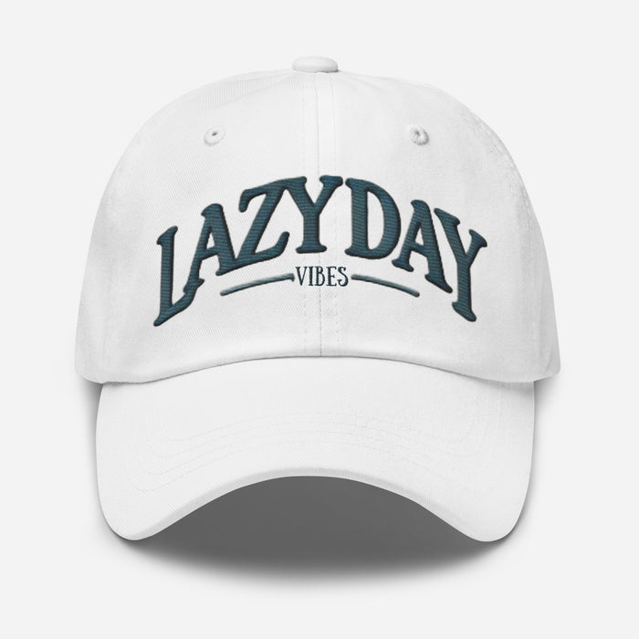 Lazy Day Vibes Embroidered Dad Hat Laid Back Casual Hat Great Gift Idea Homebody Hat