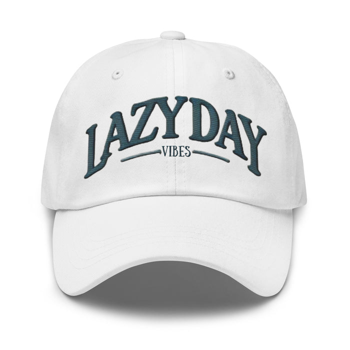 Lazy Day Vibes Embroidered Dad Hat Laid Back Casual Hat Great Gift Idea Homebody Hat