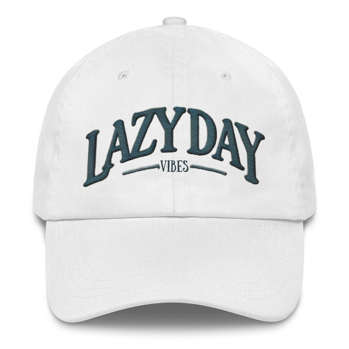 Lazy Day Vibes Embroidered Dad Hat Laid Back Casual Hat Great Gift Idea Homebody Hat