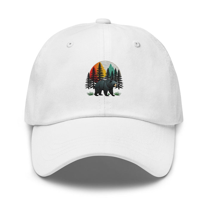 Forest Guardian Black Bear Dad Hat Adjustable Low Profile Design Womens Hat Mens Hat  Great Gift Camping Hiking