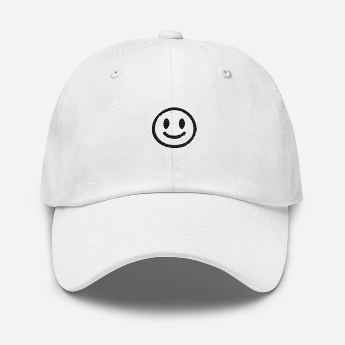 Embroidered Smiley Face Dad Hat – Fun and Stylish for Everyone!